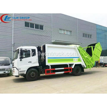 Camion compacteur de déchets solides garanti 100% Dongfeng 12cbm